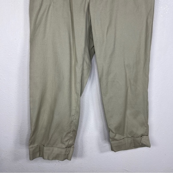 SIZE 2 PETITE ANN TAYLOR LOFT BEIGE KHAKI CROPPED CAPRI PANTS NEUTRAL OUTDOOR - Picture 4 of 9